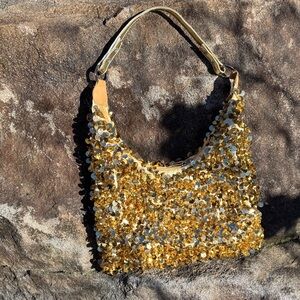 Sequin purse